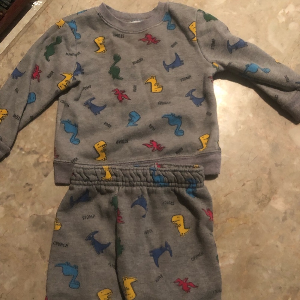 Dinosaur 🦕 Sweat Pant set for 18 month old boy.
